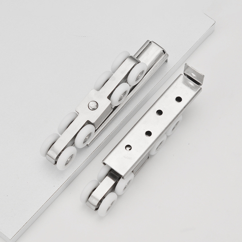 Roată suspendată din oțel inoxidabil pentru ușă glisantă interioară (Material: Oțel inoxidabil; Model: Roată pentru ușă glisantă din oțel inoxidabil; Domeniu de utilizare: Uși și ferestre; Stil: Modern minimalist; Proces: Personalizare de probă)