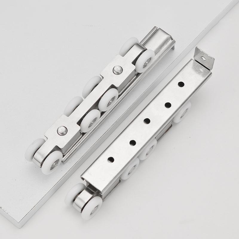 Roată suspendată din oțel inoxidabil pentru ușă glisantă interioară (Material: Oțel inoxidabil; Model: Roată pentru ușă glisantă din oțel inoxidabil; Domeniu de utilizare: Uși și ferestre; Stil: Modern minimalist; Proces: Personalizare de probă)