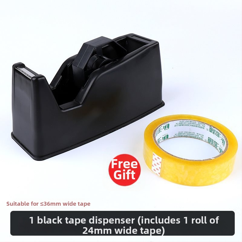 Rezač na lepiacu pásku a držiak – stolný, plastový, šírka pásky do 48 mm