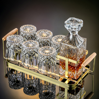 Set čaša za vino, premium retro stil, kapacitet 201-300 ml, 6-10 komada, marka Cristalglass/gatas