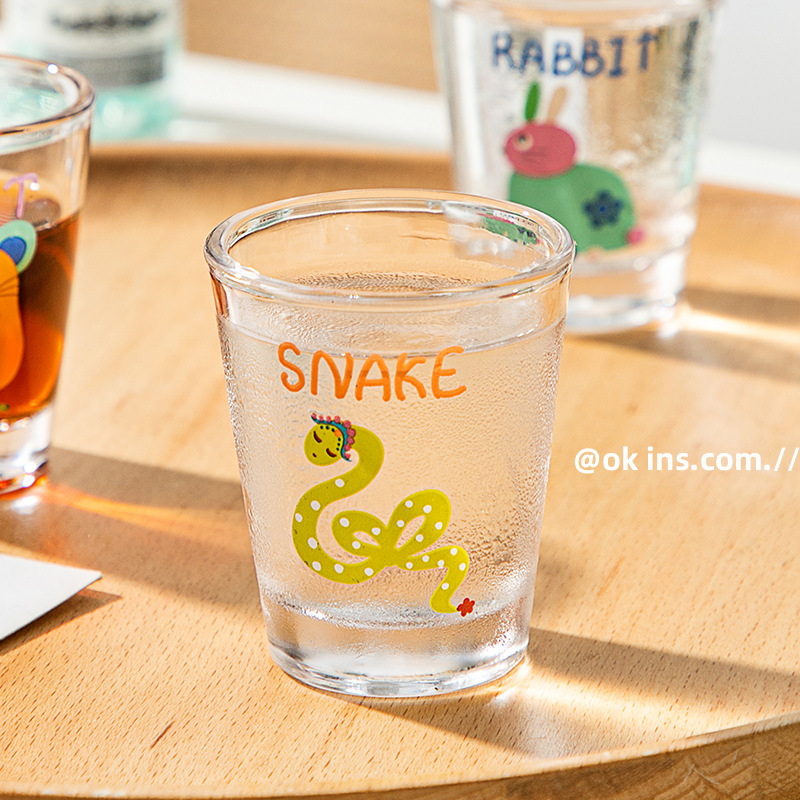Set staklenih čaša s dvanaest znakova zodijaka, poklon kutija, mogućnost tiskanja logotipa, zapremine 1–100 ml