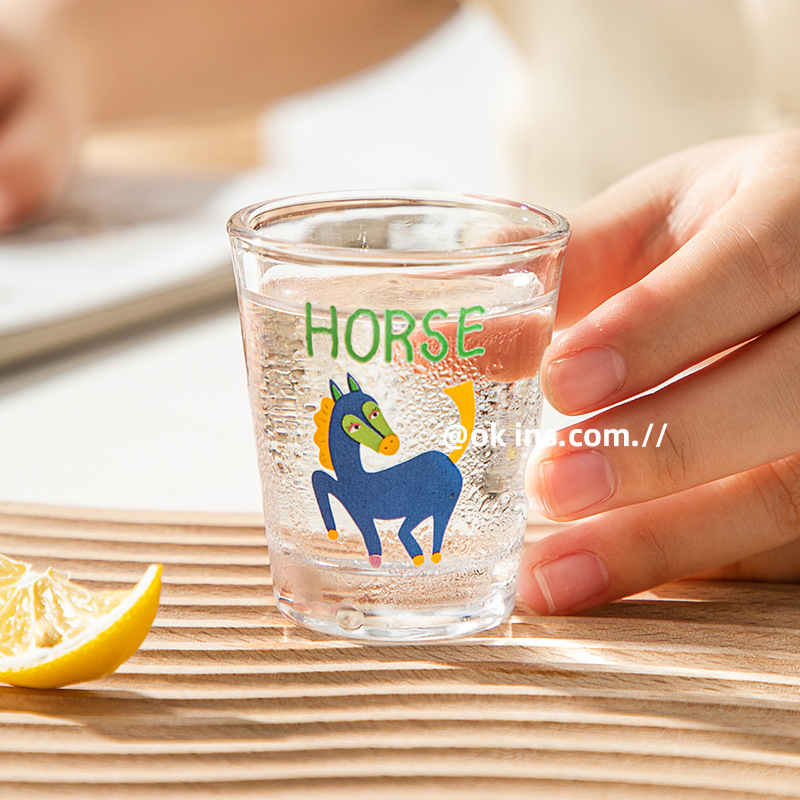 Set staklenih čaša s dvanaest znakova zodijaka, poklon kutija, mogućnost tiskanja logotipa, zapremine 1–100 ml