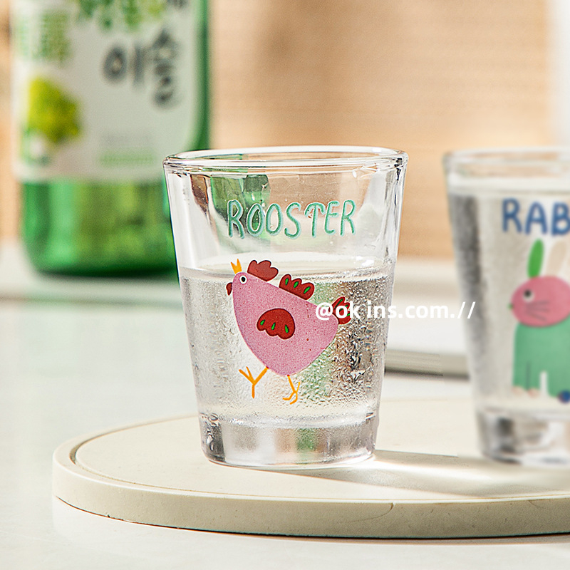 Set staklenih čaša s dvanaest znakova zodijaka, poklon kutija, mogućnost tiskanja logotipa, zapremine 1–100 ml