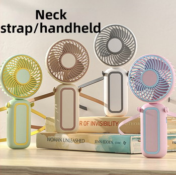 Mini USB prijenosni ventilator za vrat i ruku – sklopivi, kompaktni, 3 lopatice