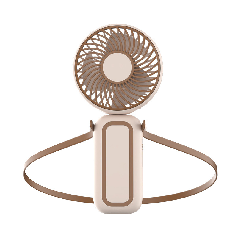 Mini USB prijenosni ventilator za vrat i ruku – sklopivi, kompaktni, 3 lopatice