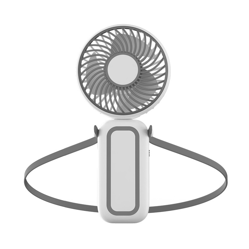 Mini USB prijenosni ventilator za vrat i ruku – sklopivi, kompaktni, 3 lopatice