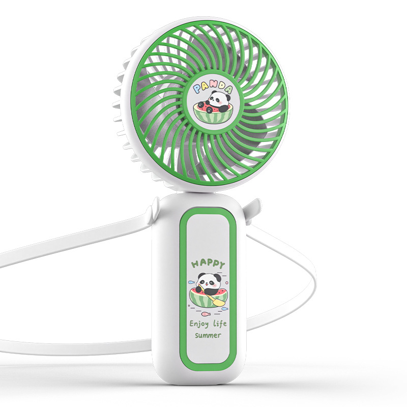 Mini USB prijenosni ventilator za vrat i ruku – sklopivi, kompaktni, 3 lopatice
