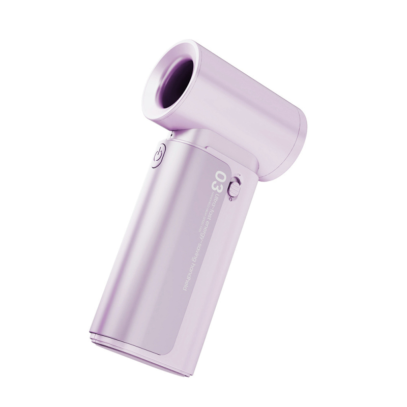 Ručni džepni ventilator, USB punjenje, 5 lopatica, ugrađena baterija 2000-4000mAh, 3 brzine, trajanje 3-6 sati