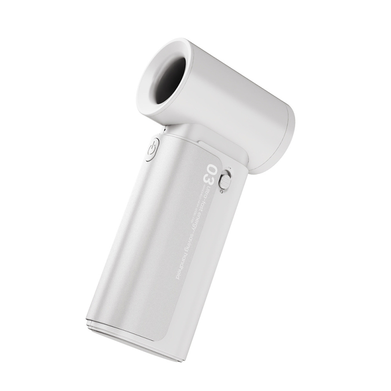 Ručni džepni ventilator, USB punjenje, 5 lopatica, ugrađena baterija 2000-4000mAh, 3 brzine, trajanje 3-6 sati