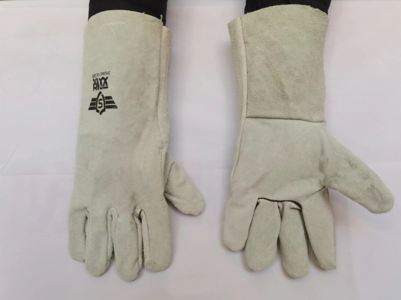 Γάντια συγκόλλησης από δέρμα αγελάδας για ηλεκτροκόλληση και κατασκευή