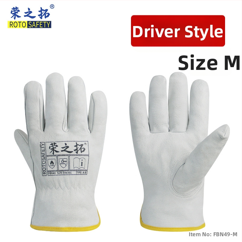 Rongzhituo GTAW zváracie rukavice – vrchná vrstva ovčej kože a teľacej kože, pre elektrické zváranie, vysoká teplota, proti popáleninám, odolné voči opotrebeniu, 120 g