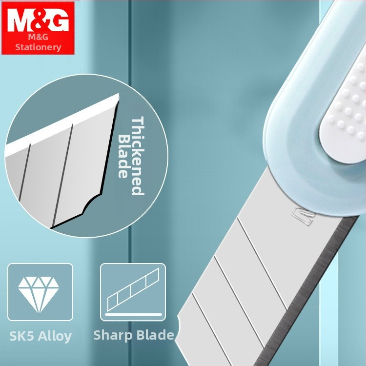 Univerzálny nôž s nožnicami a otváračom krabíc – Model 960, Materiál: Plast, Netto hmotnosť: 100 g, Značka: M&g / Morning Light