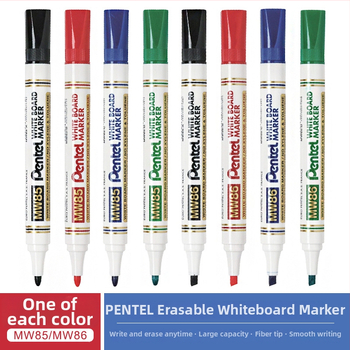 Patong MW85/MW86 marker na bielu tabuľu – guľatá alebo štvorcová špička, plastové puzdro, šírka čiary 1.9/4.7, pre priemyselné kancelárske použitie