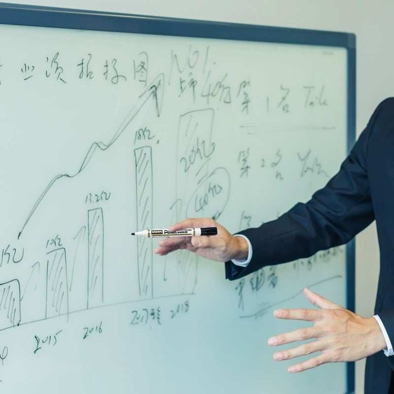 Patong MW85/MW86 marker za ploču – okrugla ili četvrtasta vrh, plastično kućište, širina linije 1.9/4.7, za industrijsko uredsko korištenje