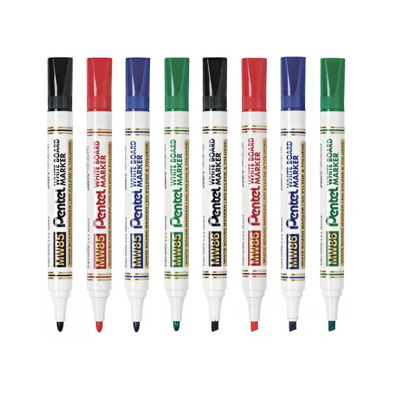 Patong MW85/MW86 marker za ploču – okrugla ili četvrtasta vrh, plastično kućište, širina linije 1.9/4.7, za industrijsko uredsko korištenje