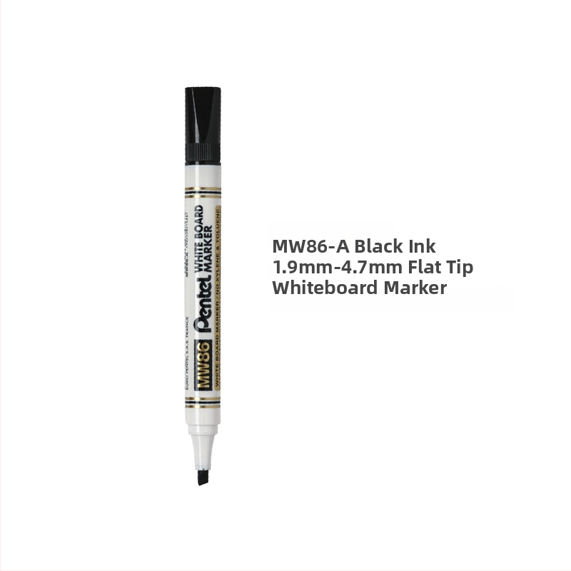 Patong MW85/MW86 marker na bielu tabuľu – guľatá alebo štvorcová špička, plastové puzdro, šírka čiary 1.9/4.7, pre priemyselné kancelárske použitie