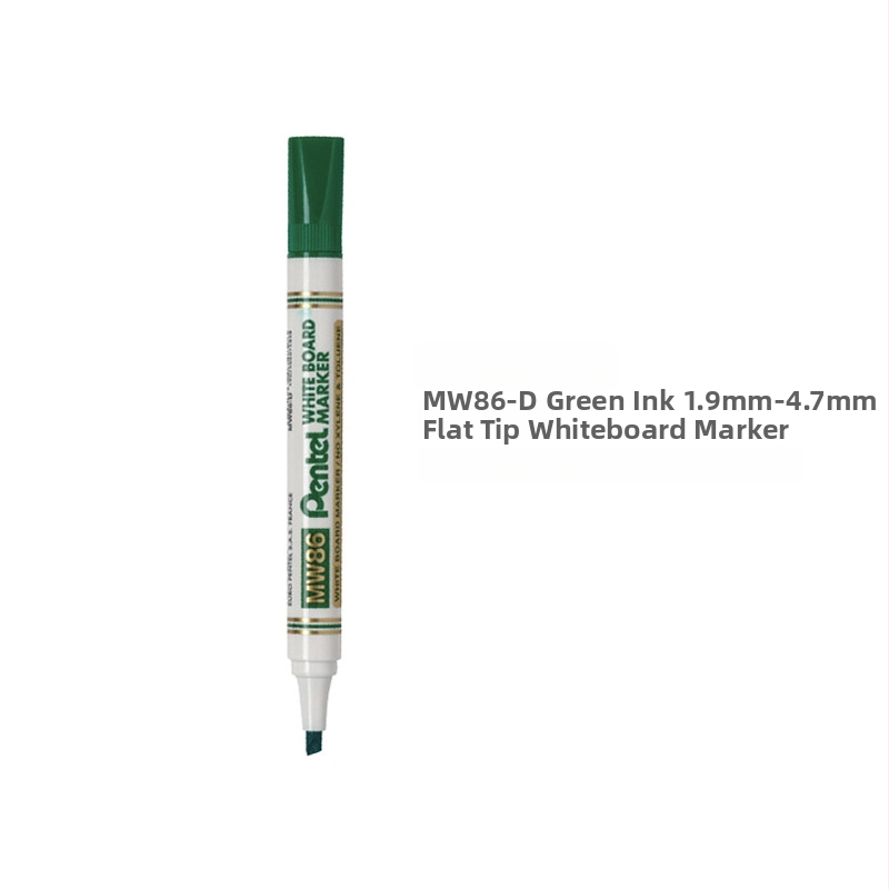 Patong MW85/MW86 marker na bielu tabuľu – guľatá alebo štvorcová špička, plastové puzdro, šírka čiary 1.9/4.7, pre priemyselné kancelárske použitie
