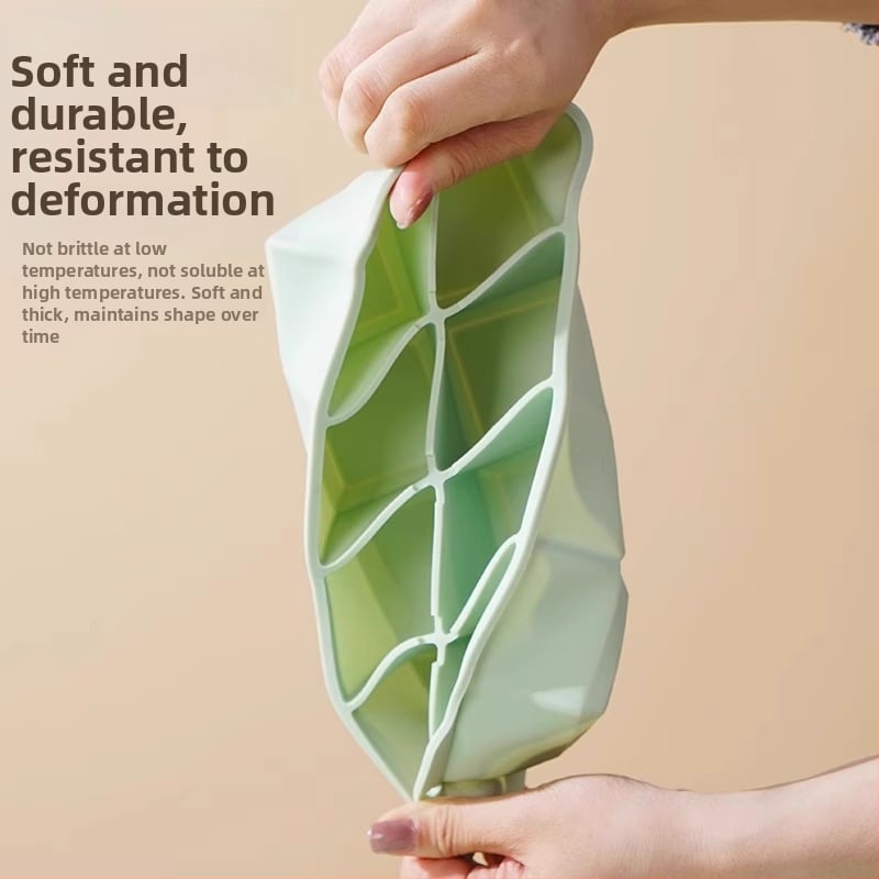 Silikónová forma na ľad so viečkom, rýchle zmrazenie, ľahké uvoľnenie