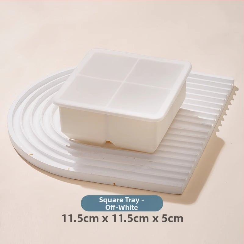 Silikónová forma na ľad so viečkom, rýchle zmrazenie, ľahké uvoľnenie