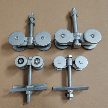 Șină de roți din fontă pentru uși industriale – șină robustă cu roată rulment pentru uși glisante