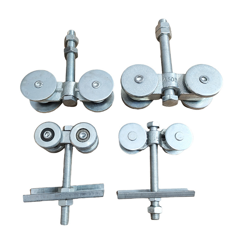 Șină de roți din fontă pentru uși industriale – șină robustă cu roată rulment pentru uși glisante