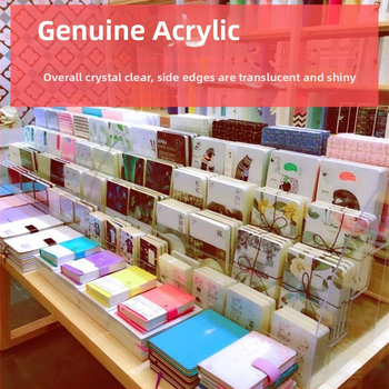 Seven Bends Akrylový Stojan na Knihy 965 – Zobrazovací stojan na zošity a knihy, Akrylové krycie, 1 Väzba