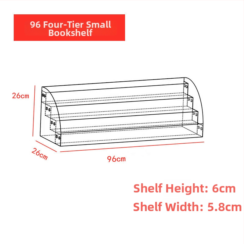 Seven Bends Akrylový Stojan na Knihy 965 – Zobrazovací stojan na zošity a knihy, Akrylové krycie, 1 Väzba
