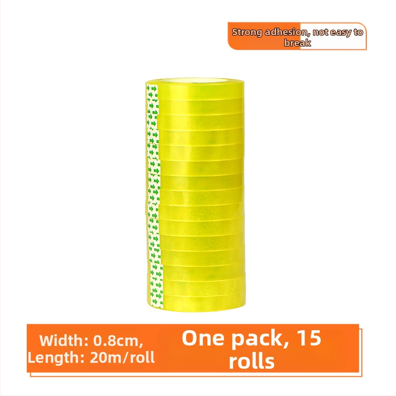 Priehľadná BOPP lepiaca páska, 45 μm, na balenie kvetov, 60 roliek v krabici, Značka: Dongguan Printing Rubber Adhesive Products Co., Ltd.