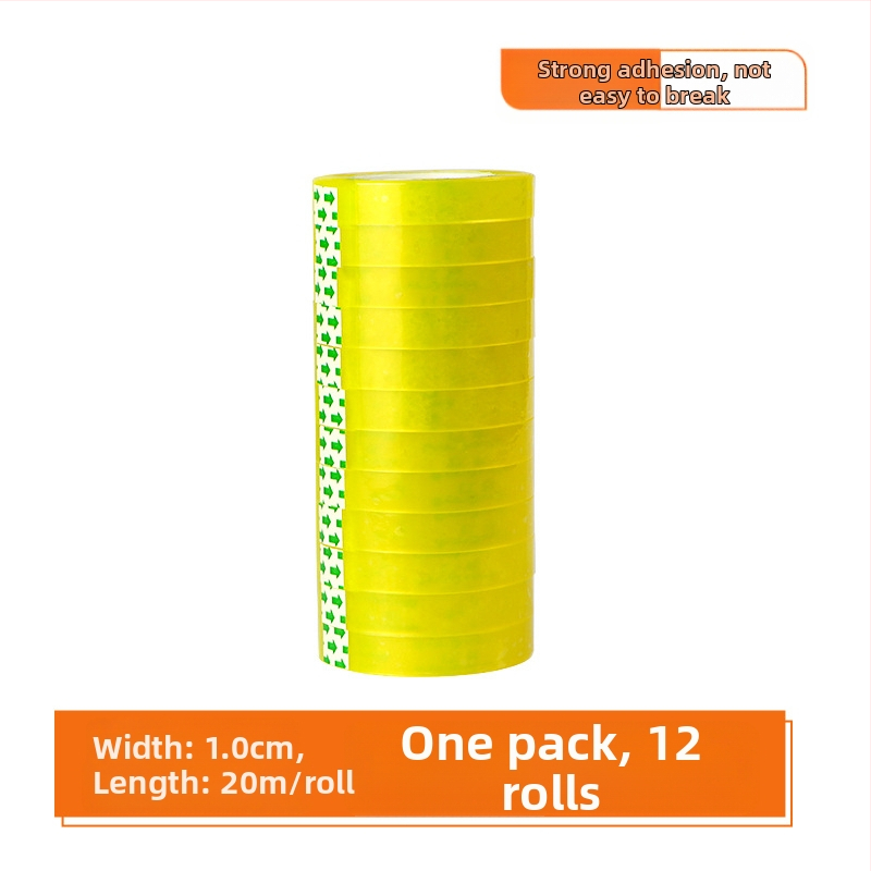 Priehľadná BOPP lepiaca páska, 45 μm, na balenie kvetov, 60 roliek v krabici, Značka: Dongguan Printing Rubber Adhesive Products Co., Ltd.