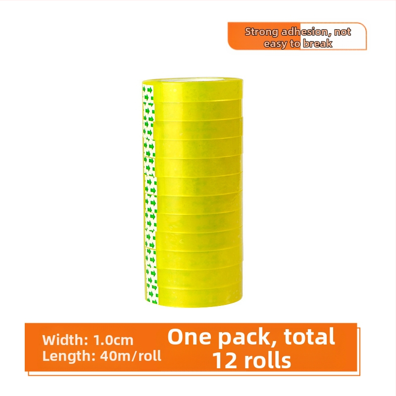 Priehľadná BOPP lepiaca páska, 45 μm, na balenie kvetov, 60 roliek v krabici, Značka: Dongguan Printing Rubber Adhesive Products Co., Ltd.