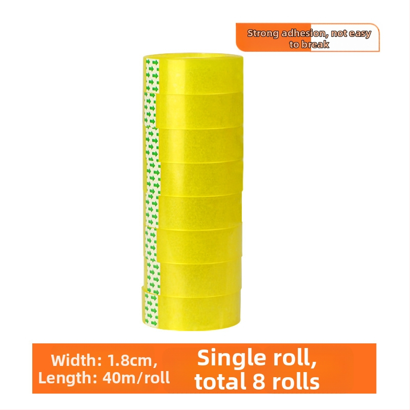 Priehľadná BOPP lepiaca páska, 45 μm, na balenie kvetov, 60 roliek v krabici, Značka: Dongguan Printing Rubber Adhesive Products Co., Ltd.