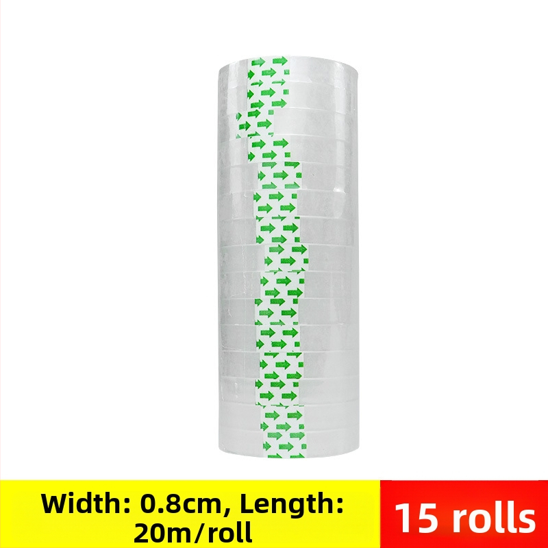 Priehľadná BOPP lepiaca páska, 45 μm, na balenie kvetov, 60 roliek v krabici, Značka: Dongguan Printing Rubber Adhesive Products Co., Ltd.