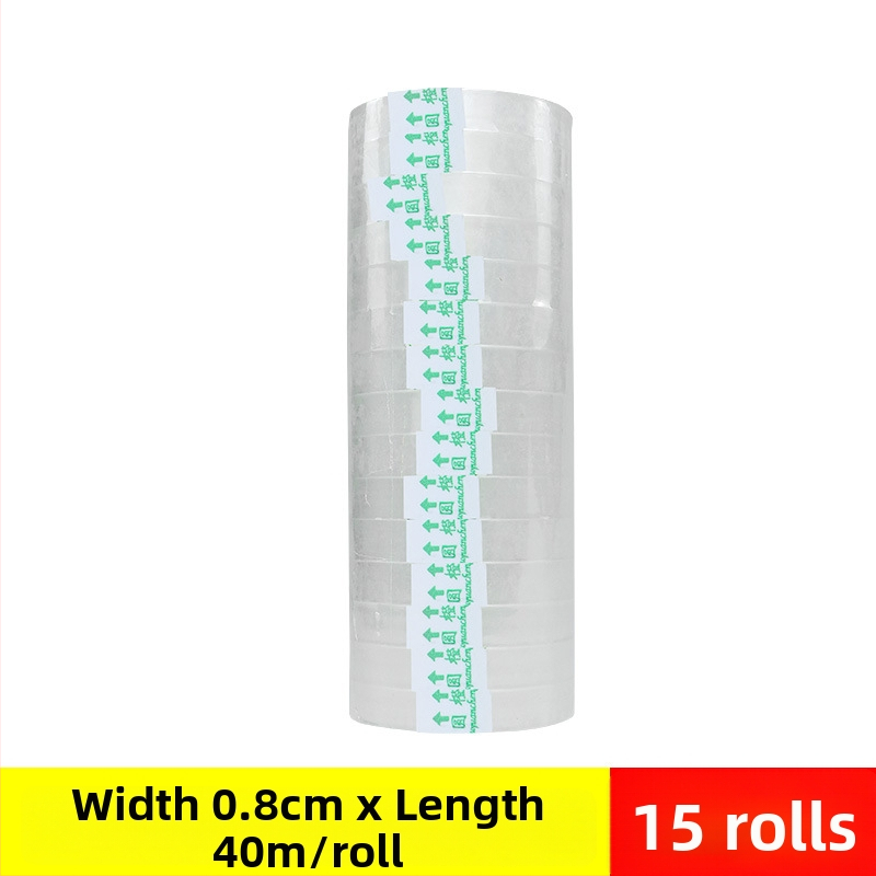 Priehľadná BOPP lepiaca páska, 45 μm, na balenie kvetov, 60 roliek v krabici, Značka: Dongguan Printing Rubber Adhesive Products Co., Ltd.