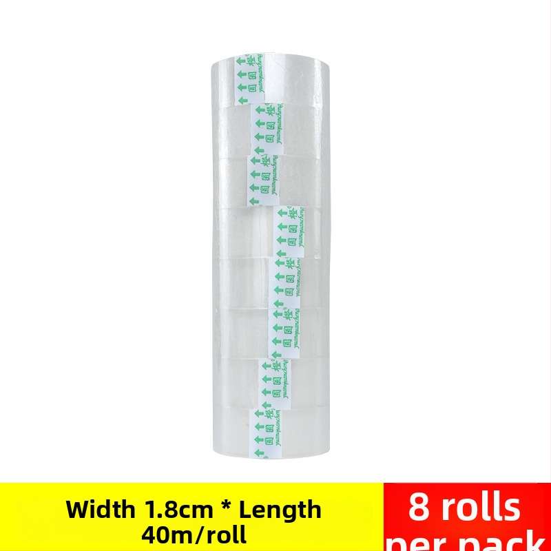 Priehľadná BOPP lepiaca páska, 45 μm, na balenie kvetov, 60 roliek v krabici, Značka: Dongguan Printing Rubber Adhesive Products Co., Ltd.