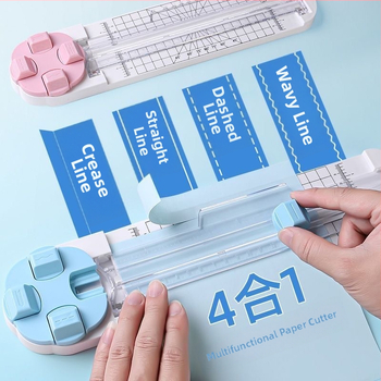 Ručný rez papieru – 4v1 otočný model, Shangmei, plast