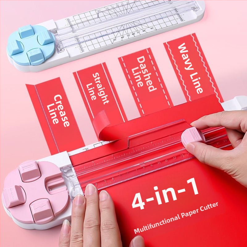 Ručný rez papieru – 4v1 otočný model, Shangmei, plast