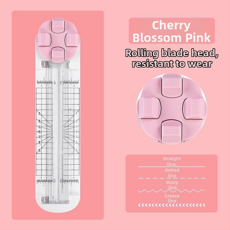 Ručný rez papieru – 4v1 otočný model, Shangmei, plast