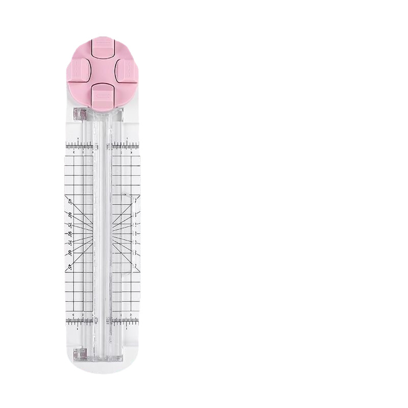 Tăietor de hârtie manual, model rotativ 4 în 1, Shangmei, din plastic