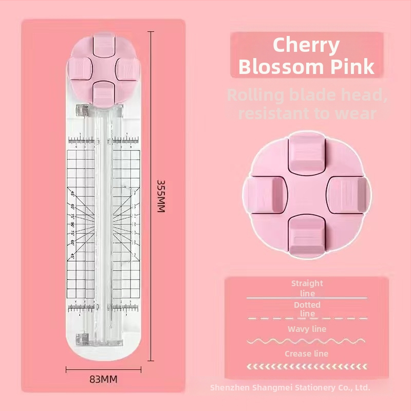 Ručný rez papieru – 4v1 otočný model, Shangmei, plast