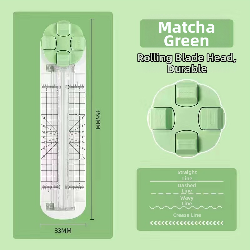 Ručný rez papieru – 4v1 otočný model, Shangmei, plast