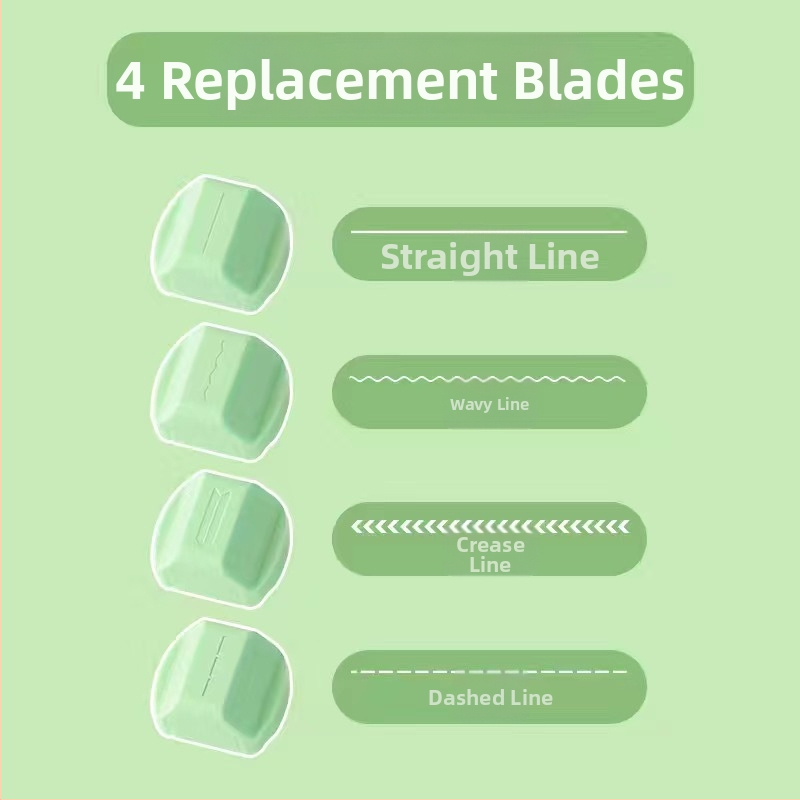 Ručný rez papieru – 4v1 otočný model, Shangmei, plast
