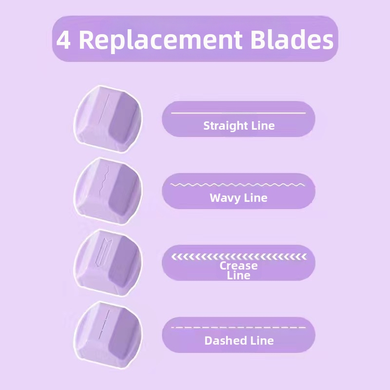 Ručný rez papieru – 4v1 otočný model, Shangmei, plast