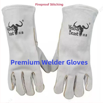 Zváračské rukavice, Cortex koža, Welding beast, tepelná ochrana pre zváranie, rezanie a elektrické práce