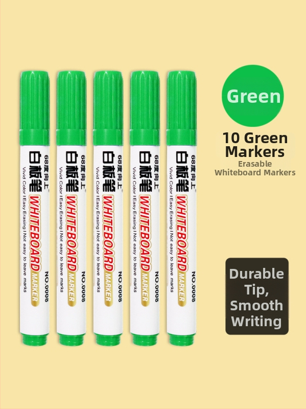 Marker na bielu tabuľu, vodná báza, šírka čiary 2 mm, plastové telo, model 68 stupňov