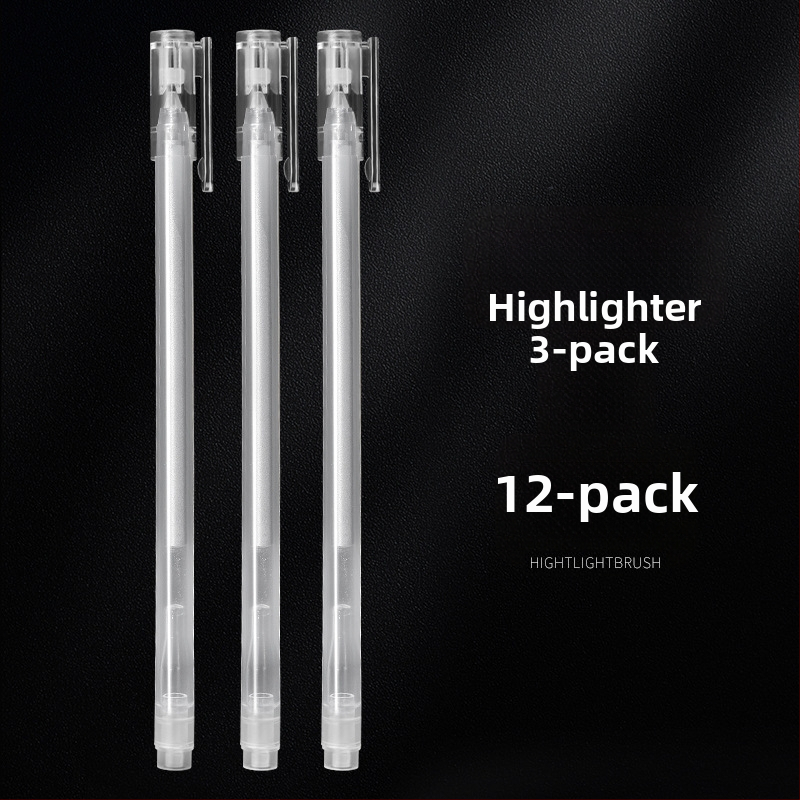 Set marker za isticanje s plastičnim kućištem, modeli 8789/873, PET pakiranje, s jednim vrhom