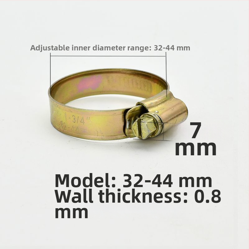 Spona na hadicu pre vodovodný systém - zosilnená a rozšírená, menovitý priemer 26 mm, upevňovací priemer 25 mm, značka: Iná