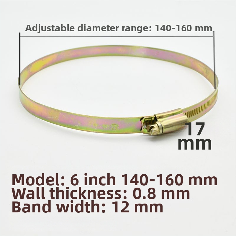 Spona na hadicu pre vodovodný systém - zosilnená a rozšírená, menovitý priemer 26 mm, upevňovací priemer 25 mm, značka: Iná