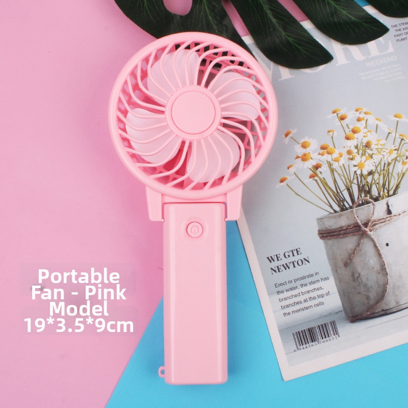 Benjie Cartoon Ručne Drži Plastový Mini Ventilátor — Multifunkčný s chladením, Vhodný pre študentov, cestovanie, kancelárie a internát