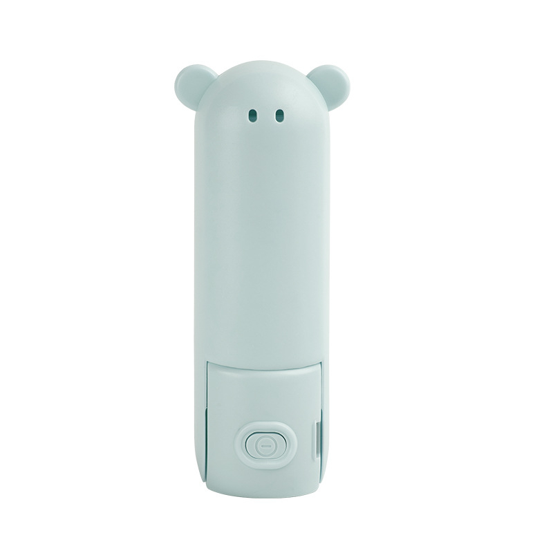 Ručni prijenosni mini ventilator s izmjenjivom baterijom 2000–4000 mAh, motor sa četkicama, 3 lopatice, USB napajanje, buka do 36 dB