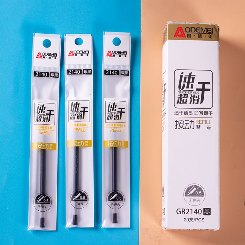 Nadomještna punjenja za gel olovku Odeme 2126, 0,5 mm, plastika, 20 kom/kutija